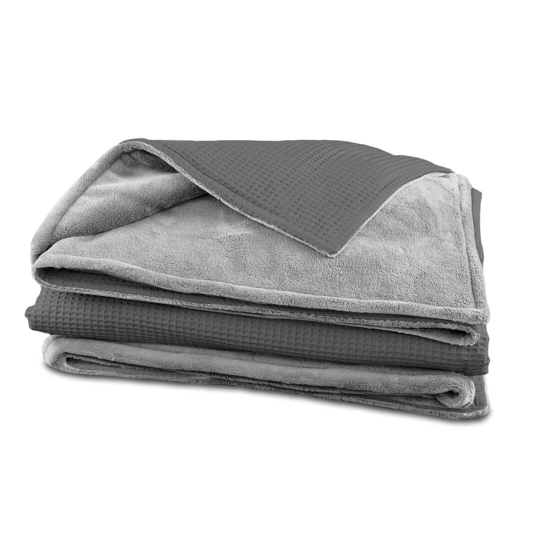 Coperta di coccole Zoe grigio-grigio ghiacciaio 145 x 210 cm - Image 4