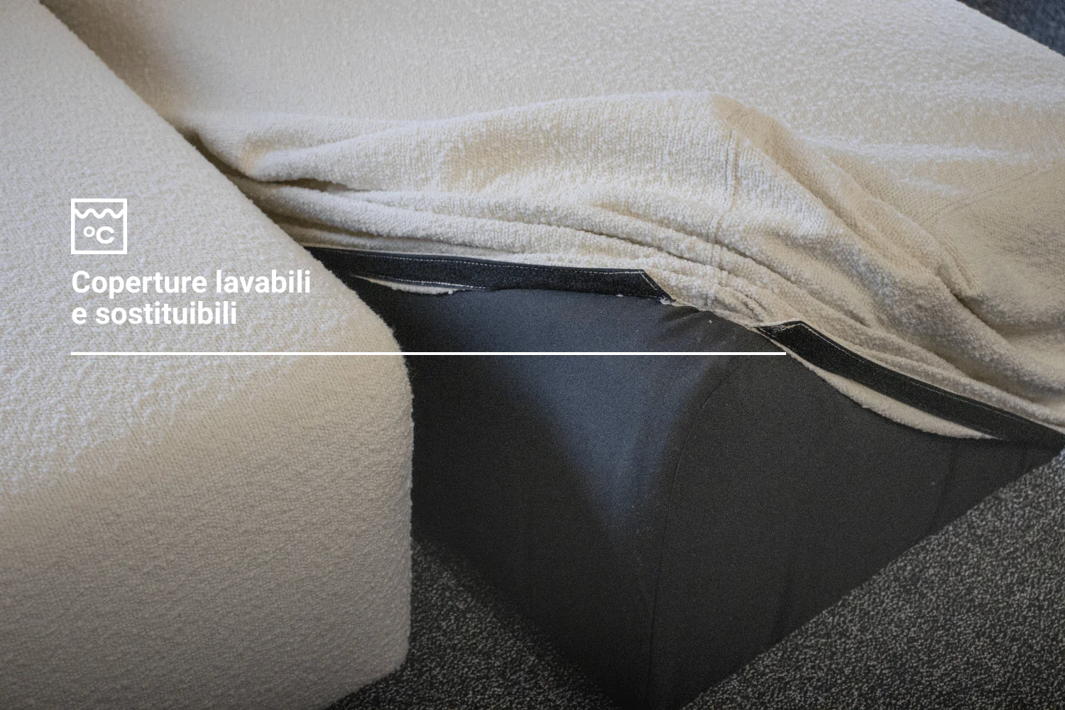 Divano modulare ad angolo Nina 4 posti con funzione letto - Image 6