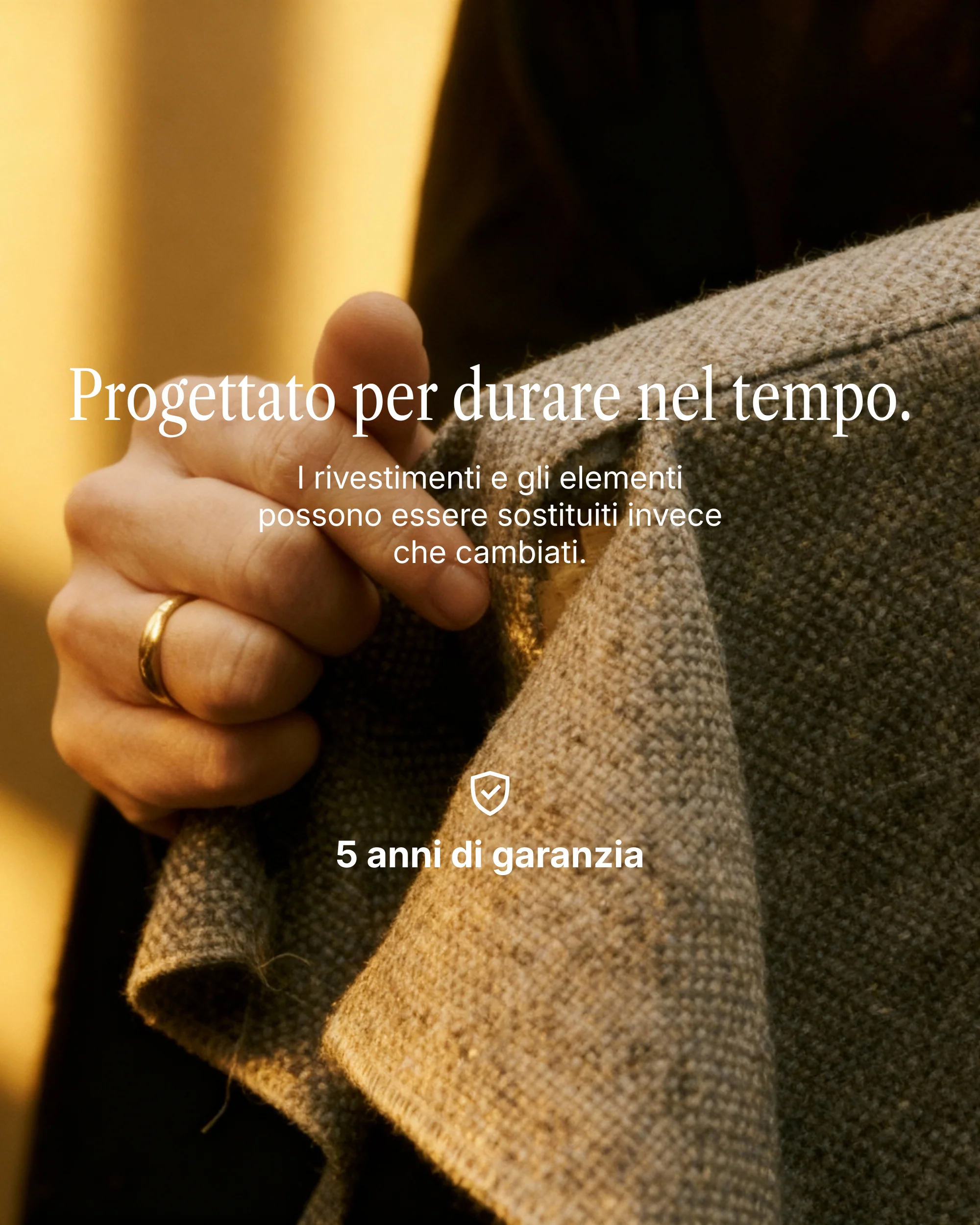 Divano modulare Terra L 4 posti con funzione letto - Image 6