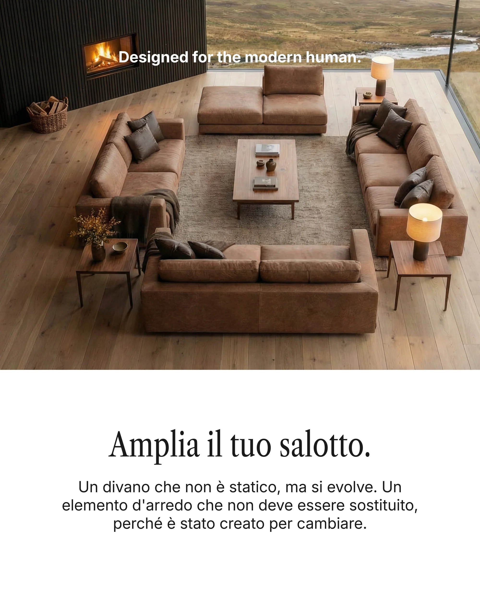 Divano modulare Terra L 4 posti con funzione letto - Image 7